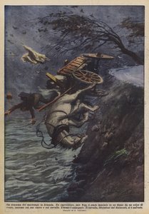 Un drame du mauvais temps en Irlande - Achille Beltrame
