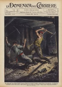 Un duel rustique dans la profondeur d