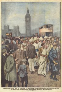 Un cortège pittoresque dans les rues de Londres
