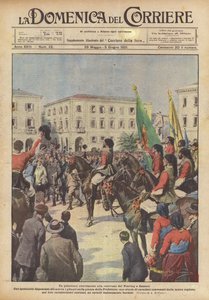 Une réception pittoresque à la caravane du Touring à Sassari - Achille Beltrame