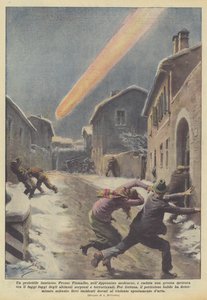 Un projectile lumineux - Achille Beltrame