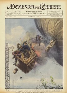 Quatre aéronautes allemands ont vécu une aventure effrayante - Achille Beltrame