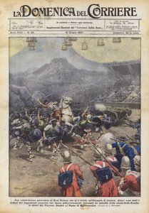 Une reconstitution guerrière au Tournoi Royal, qui s