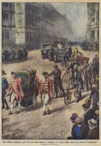 Un défilé original aux fêtes du Lord Mayor, à Londres, le cortège de l