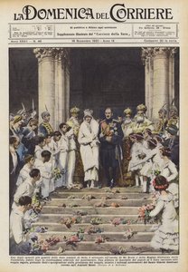 Un des épisodes les plus gentils des fêtes nuptiales de Sofia a eu lieu à la sortie du roi Boris - Achille Beltrame