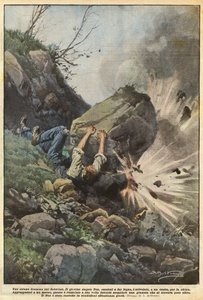 Un étrange drame sur le Sabotino - Achille Beltrame