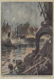 Vingt-deux Caproni, escortés par des Nieuport de chasse, bombardent l