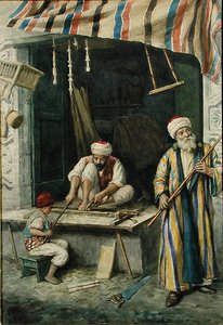 Charpentiers Arabes, c.1875 - Achille Buzzi