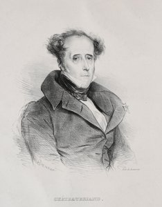 François René Auguste Vicomte de Chateaubriand - Achille Devéria