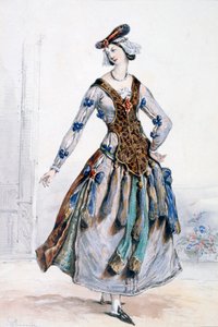 Mademoiselle Sophie, costume pour un opéra