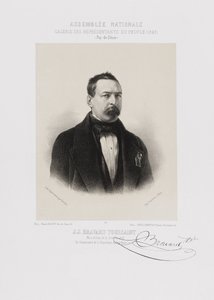 Assemblée nationale, galerie des représentants du peuple - Toussaint Bravard (Puy-de-Dôme) - Achille Devéria