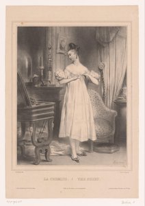 Jeune femme en chemise