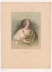 Portrait de Madame de Montespan - Achille Devéria