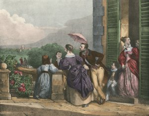 Retour de la chasse - Achille Devéria