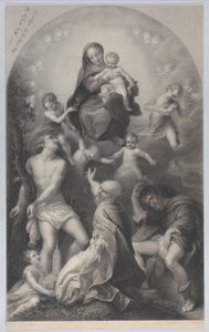 La Madone de Saint Sébastien, avec la Vierge et l