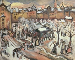 Neige à Munich - Achille Emile Othon Friesz