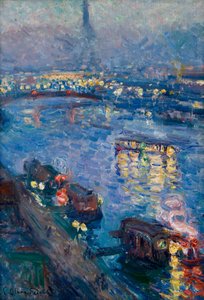 The Seine at Paris - Pont de Grenelle - Achille Emile Othon Friesz