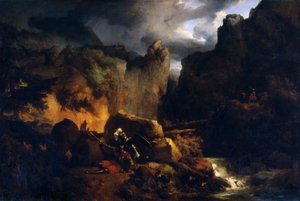 La mort de Roland, c1818 - Achille Etna Michallon