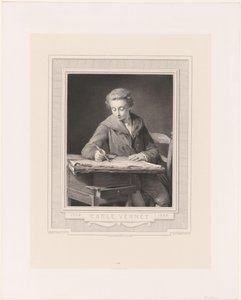 Portrait de Carle Vernet - Achille Jacquet