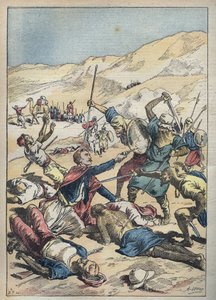 Mort du marquis de Mores (Antoine-Amédée-Marie-Vincent) Manca de Vallombrosa (1858-1896) et de ses compagnons près d