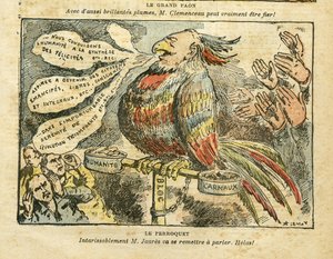 Le grand paon - Grève, Socialisme, Carmaux, Humanité - Jaurès Jean, Perroquet