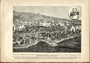 Le camp de Sindjil, par M. Uzès, Le Pèlerin - Achille Lemot