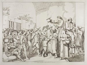 Les aumônes des moines - Achille Pinelli