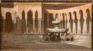 La cour des lions à l