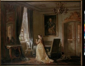 Salle de jardin du manoir de Wiepersdorf - Achim von Arnim