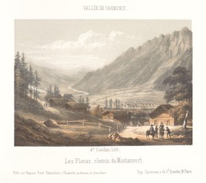 Vue du col de Balme - Ad. Cuvillier
