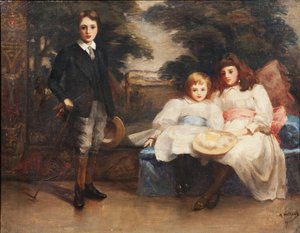 Les trois enfants du 4e marquis de Cholmondeley - Ada Holland