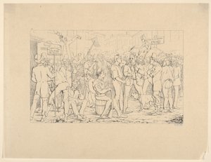 Enrôlement de la Brigade Sickles, New York de Confederate War Etchings - Adalbert John Volck