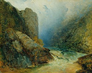 Le mur du diable près de Hohenfurt (Kienberg) - Adalbert Stifter