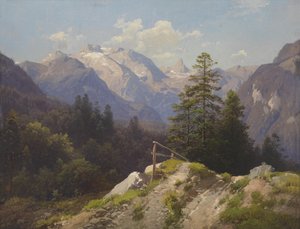 Prof. Waagen die ... Tauern von Berchtesgaden aus