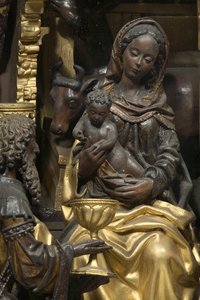 Adoration des Mages (détail) - Adam (school of) Kraft