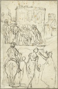 French : Josephus est conduit par Nicanor devant l