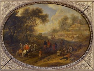 Un convoi militaire - Adam Frans van der Meulen