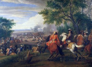 Le roi Louis XIV à la défaite de l