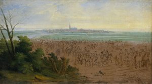 Les troupes de Louis XIV devant Naarden, 20 juillet 1672 - Adam Frans van der Meulen