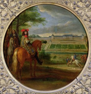 Vue du nouveau palais de Saint-Germain du côté de la terrasse, 1669 - Adam Frans van der Meulen