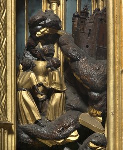 Adoration des Mages (détail) - Adam Kraft