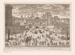 Vue de la Porte Saint-Antoine - Adam Perelle