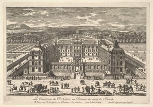 Le Château de Richelieu en Poitou du côté de l