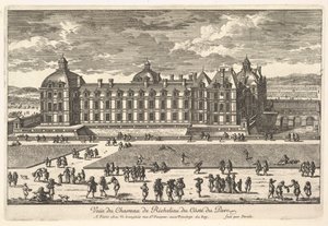 Vue du Château de Richelieu du côté du Parc, 17ème siècle