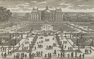 Vue de Vaux-Le-Vicomte, années 1680 - Adam Perelle