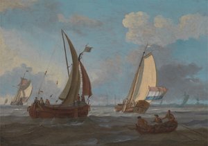 Navigation hollandaise au large des Pays-Bas