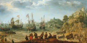 Navires au large d