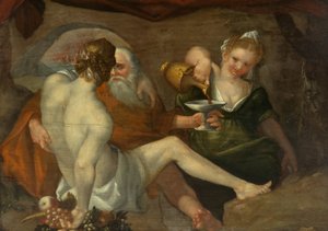 Loth et ses filles - Adam van Noort