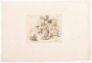 Juda donne sa bague à Tamar - Adam von Bartsch