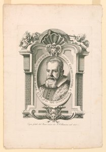 Portrait de Galilée (1562-1642) - Adamo Fioroni, active first half of 19th century